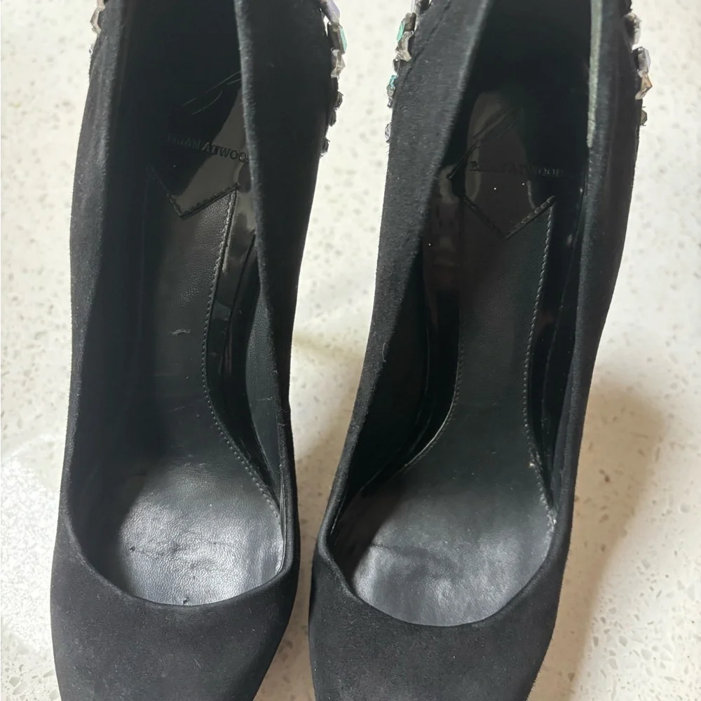 B Brian Atwood Ferranta Jeweled Pumps. Size 6.5